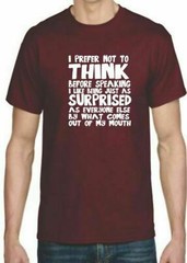 Adult DryBlend® T-Shirt – ( SURPRISED WHAT I THINK – HUMOR / NOVELTY)