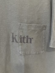 Kith Pocket T Shirt Charcoal Grey Mens L