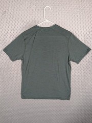 Smartwool Merino Wool T Shirt Men’s Medium Green Baselayer Short Sleeve Crew