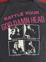 Vintage Megadeth Shirt 1985 RARE Rattle Your Head Metallica Slayer Iron Maiden