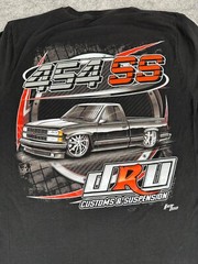 454 SS Custom Pickup Truck Men’s Black Graphic T-shirt Large (?)