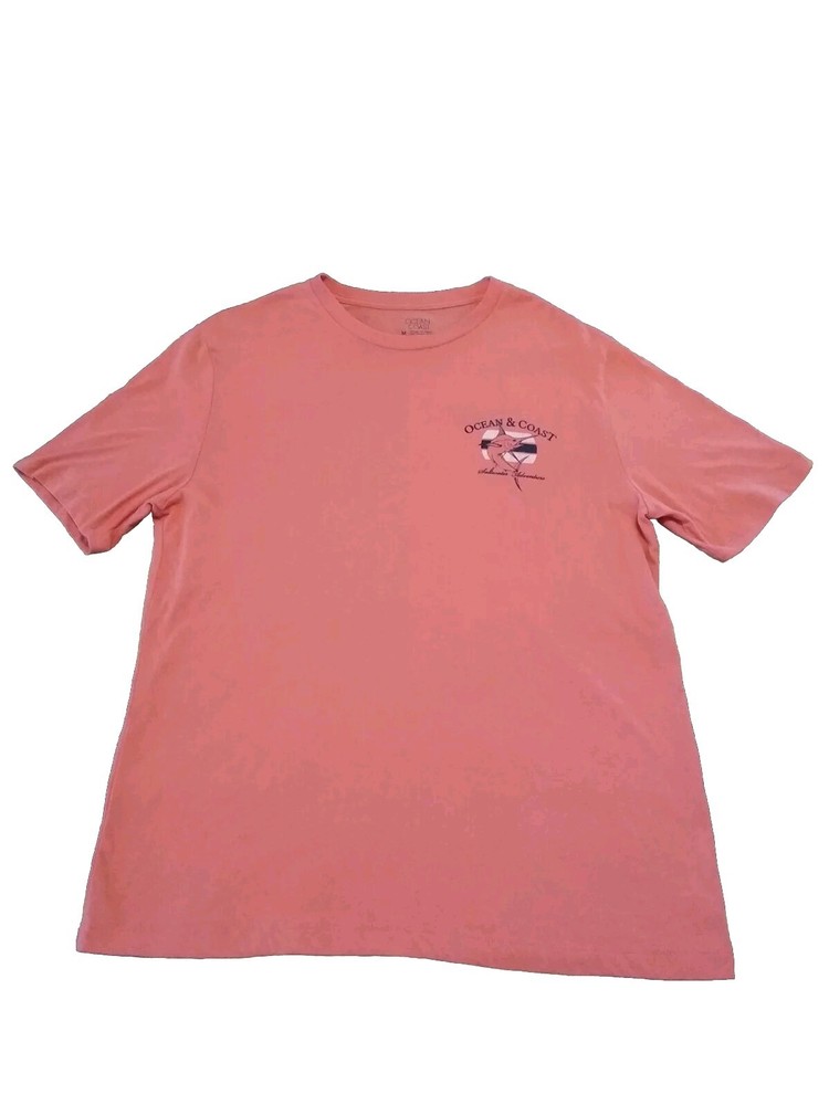 Ocean & Coast T-shirt Men’s Coral M Saltwater Adventure Marlin Fishing Beach