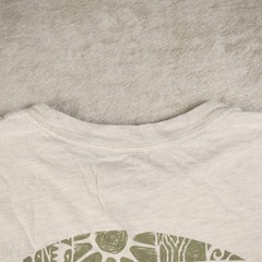 Costa Del Mar T-Shirt Mens XL Beige Logo Fishing Graphic Short Sleeve Cotton Tee