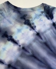 Hanes Handmade Ice Dye Unisex Adult T-Shirt Size Large Color Snow Maiden Tee NEW