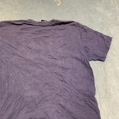 Tommy Hilfiger T Shirt Mens Large Purple Flag Graphic Crew Neck Short Sleeve