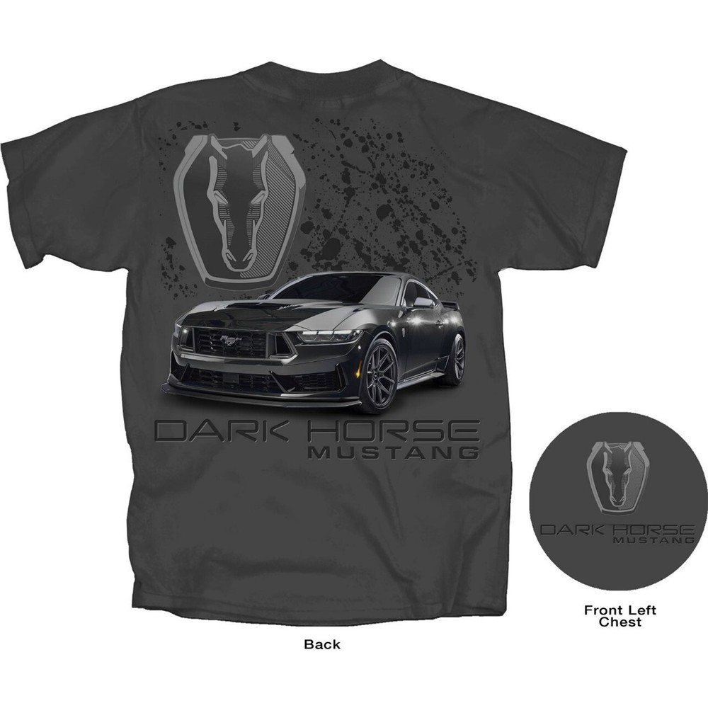 Joe Blow T’s 2024 Ford Mustang Dark Horse Mens T-Shirt 7th Gen 5.0 Coyote 500 HP