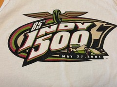 VTG 2001 Indianapolis 500 Tank Top Size 2XL – 85th Indy 500