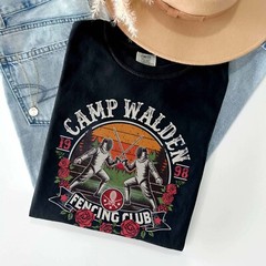 Camp Walden Fencing Club, Vintage Matching Camping, 90s The Parent Trap T-Shirt