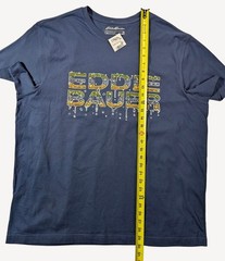Eddie Bauer Men’s Blue Crewneck Short Sleeve Graphic T-Shirt XL NWT