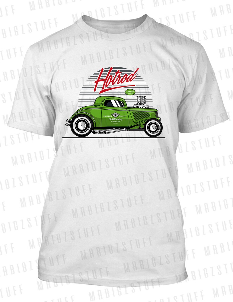 Hot Rod 11 Vintage Big & Tall Tee Shirt Graphic Pro Club Shaka RTP Street Wear T