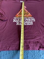 Tennessee River Long Sleeve T-shirt, United States Marines Annual Marathon 93 XL