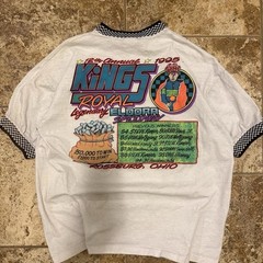 1995 Eldora Speedway Kings Royal Racing T-Shirt Featuring Bold Front and Back XL