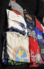 10 Graphic T-Shirt Lot Bundle Random Sports Music Modern VTG READ DESCRIPTION