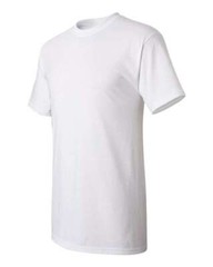 6 PACK Gildan G2000 Men’s Ultra Cotton Sleeves Tee Plain T-Shirt Black / White
