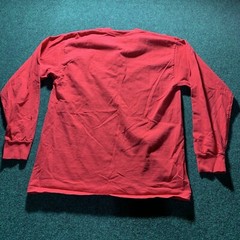 Friends TV Show NBC Experience Store Shirt LARGE Red Embroidery VTG Long Sleeve