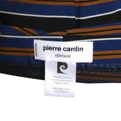 PIERRE CARDIN – 2007 Cotton Stripe Knit Tank, Size Large
