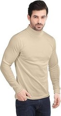 Turtleneck T-Shirt For Men Long Sleeves Tailored Comfort Fit Lot Utopia Wear