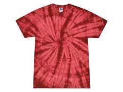 Pick a Red Tie Dye, Acid, Oil Wash Stripe T-Shirts Adult SM -5XL Colortone