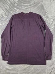 Agave Thermal Henley Shirt Plum Mens Long Sleeve Standard Fit Made in USA