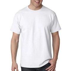 Mens 100% Cotton Casual T-Shirt Black White Short Sleeve Tee Crew Neck V-Neck