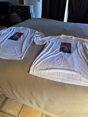2 Patagonia Performance Base Layer Capilene T Shirt Men’s Size XL White & Photo