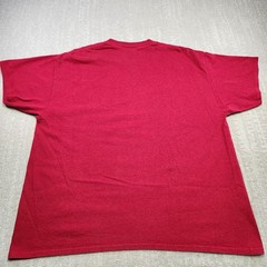 Golds Gym Shirt Men 2XL Bodybuilding Red Myrtle Beach USA Made Training
