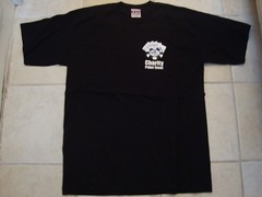 Charity Poker Event All In 4 Life Souvenir Black Cotton T Shirt Size XL