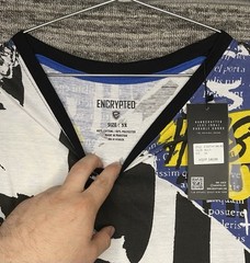 NWT Encrypted AOP Graphic T- Shirt Multicolor Men’s Size 5XL (4xl) Runs Tight