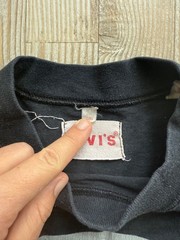 Rare Vintage Levi Strauss & Co 501 Original Button Fly T Shirt