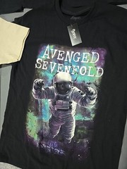 Iron Maiden Wu-Tang Godsmack Avenged Sevenfold T-Shirt 4pc Lot SZ MED (ii)