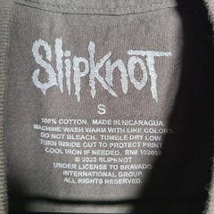 Slipknot Shirt Small Men’s Gray Crew Neck Rock Heavy Metal Doublesided Official