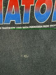 Vintage Black Single Stitch MARK MARTIN TERMINATOR T-Shirt Size L NASCAR USA🔥