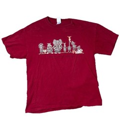 Thrifted Zoo Animal Graphic Tee Crew Neck Short Sleeve Men’s XL