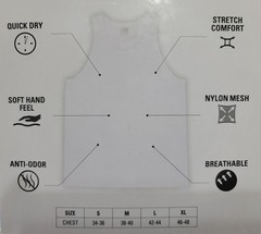 Brand New 32 Degrees Cool Men’s Comfort Mesh Tank Tops – 3 Pack White Medium
