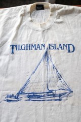 Vintage 90s Tilghman Island Sailboat T Shirt XL Screen Stars Best Single Stitch