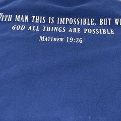 Holstrength Shirt Mens Sz XL Blue SS Workout Gym Christian Weightlifting