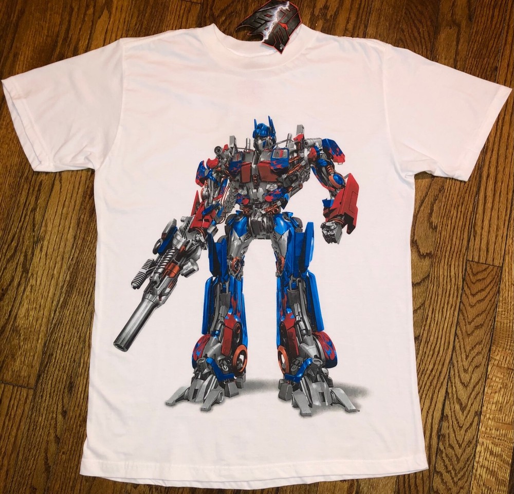 2007 vtg Optimus prime transformers movie y2k90s t-shirt rap hip hop nos xl/2xl