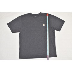 Carhartt K87 Pocket Tee Shirt Mens 2XL Tall Loose Fit Gray Short Sleeve Workwear