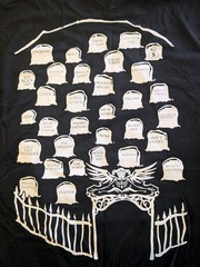 Square Of Opposition Records Ouija Shirt XL Snowing Oktober Skyline Punk Emo Diy