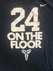 RARE 2014 Nike Dri Fit KOBE BRYANT Mamba “24 On The Floor” Tee T-Shirt Large