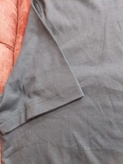 Kirkland Signature Men’s Pima Cotton Slub Tee, Gray, Size S