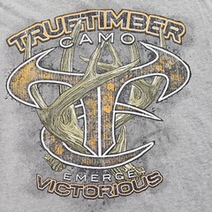 Truetimber Camo Emerge Victorious Paramount Outdoors Gray T-Shirt Men’s 2XL