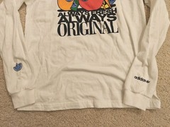 Size S – adidas OG Always Fresh Long Sleeve Tee White HD5258 (New w/tags)