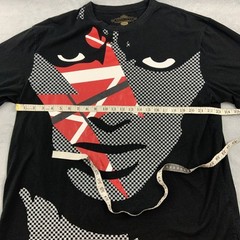 Sean John Face AOP Y2K Black T Shirt 3XL Puff Daddy All Over Print