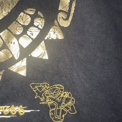 Vtg Y2K Brooklyn Xpress Shirt Mens XL Oversize Embroidered Foil Aztec Express