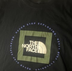 Men’s The North Face TNF Graphic Never Stop Exploring Black Shirt Size Large