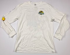 Universal Studios Jurassic World Mr DNA Long Sleeve T-shirt White Mens Large NWT