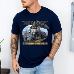Big Boy 4014 Vintage Steam Locomotive Railroad Train Engine T-Shirt
