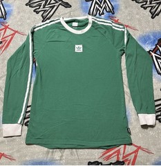 adidas Tre-Foil Long Sleeve Green Men’s S T-Shirt