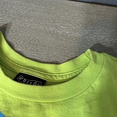 Volcom Stone Zoom Colors 3-D Tee Mens Large Neon Green T-Shirt